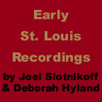 Early St. Louis Recordings